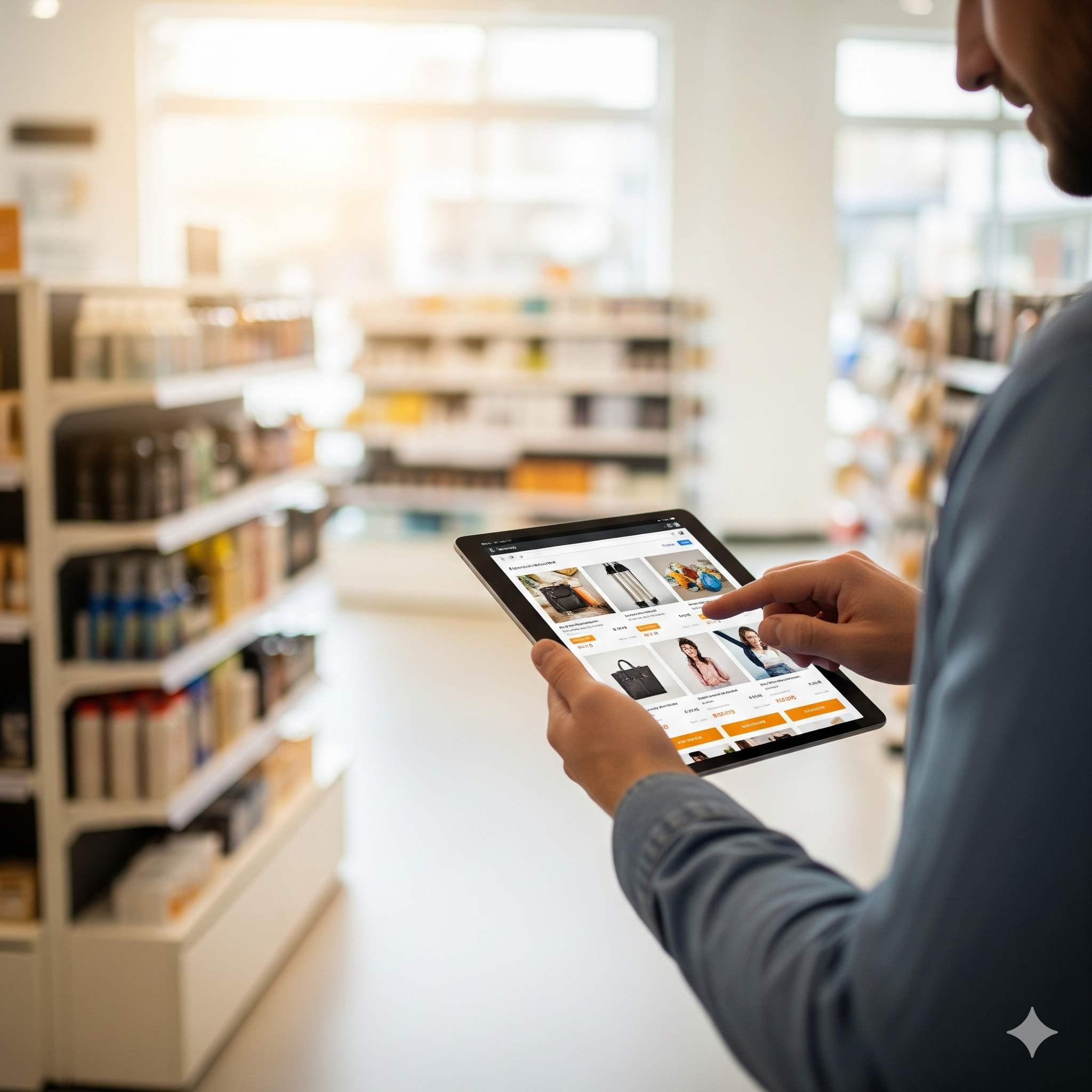 comprando en una tienda online