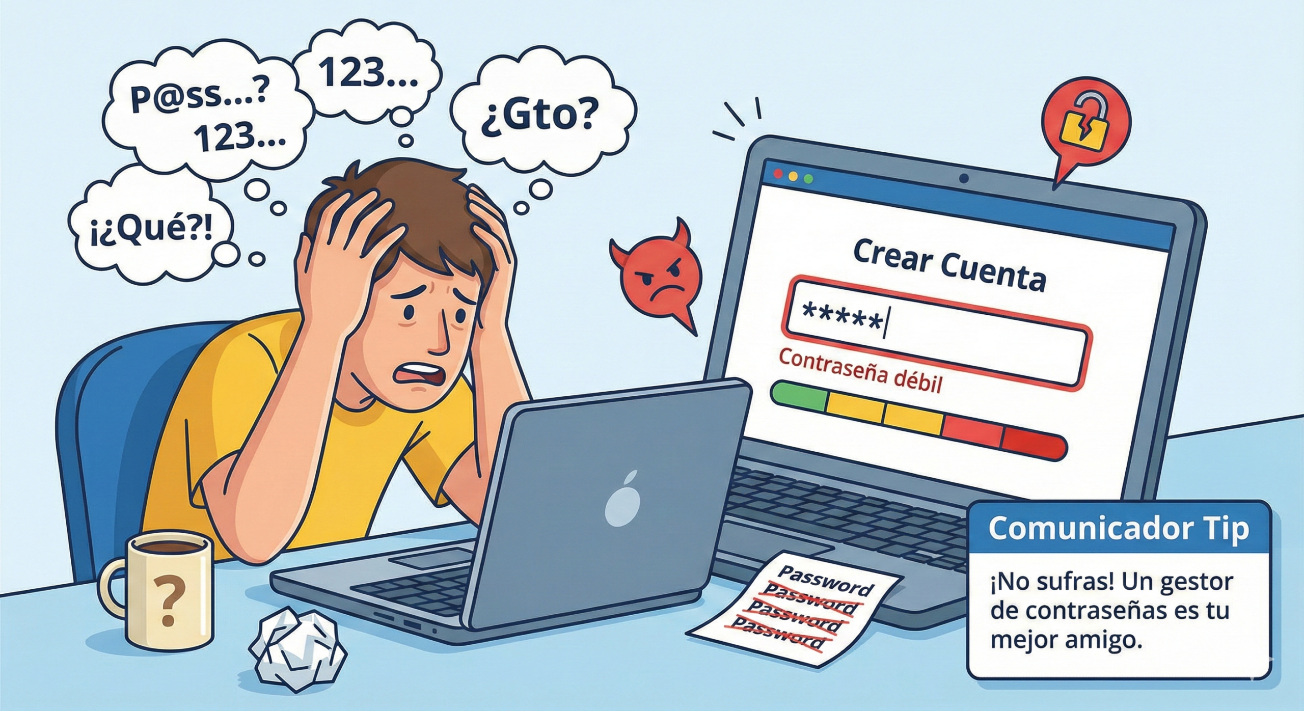 Ciberseguridad contraseña segura